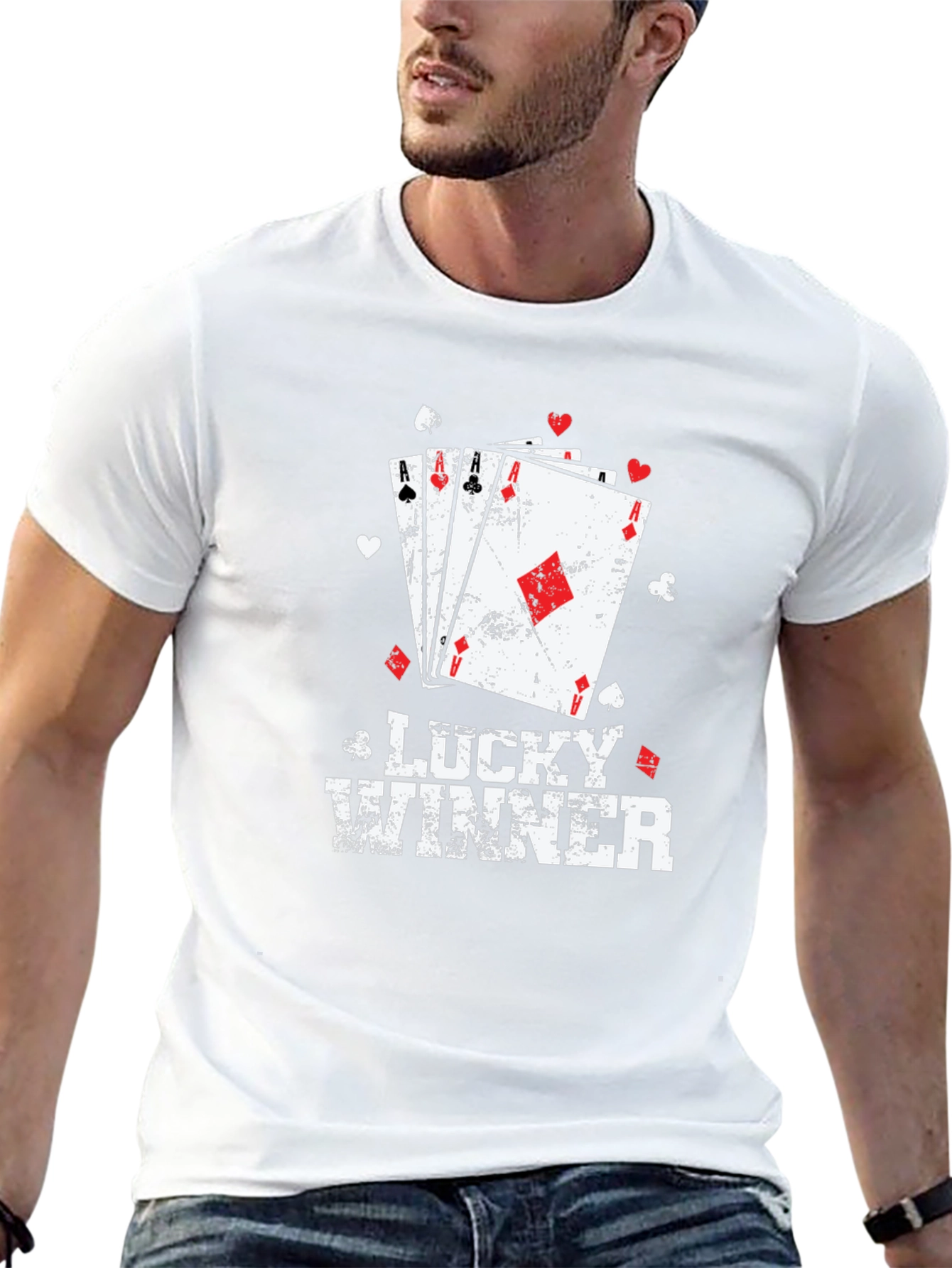 Lucky Winner Poker Card T-Shirt