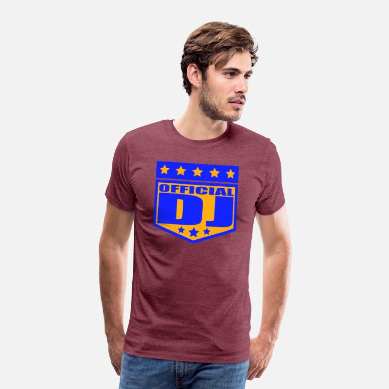 Official DJ Star Music Party Text Lettering Emblem