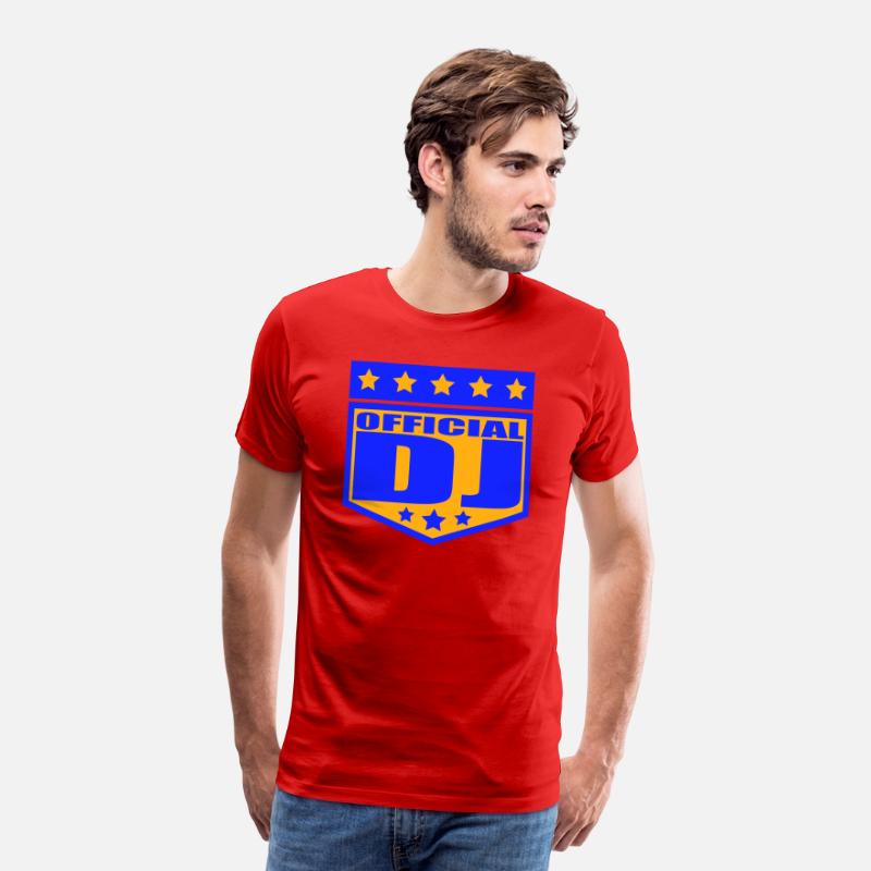Official DJ Star Music Party Text Lettering Emblem