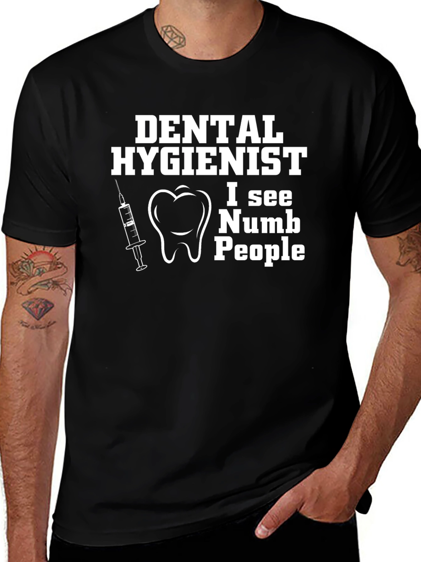 Dental Hygienist T-Shirt - I See Numb People