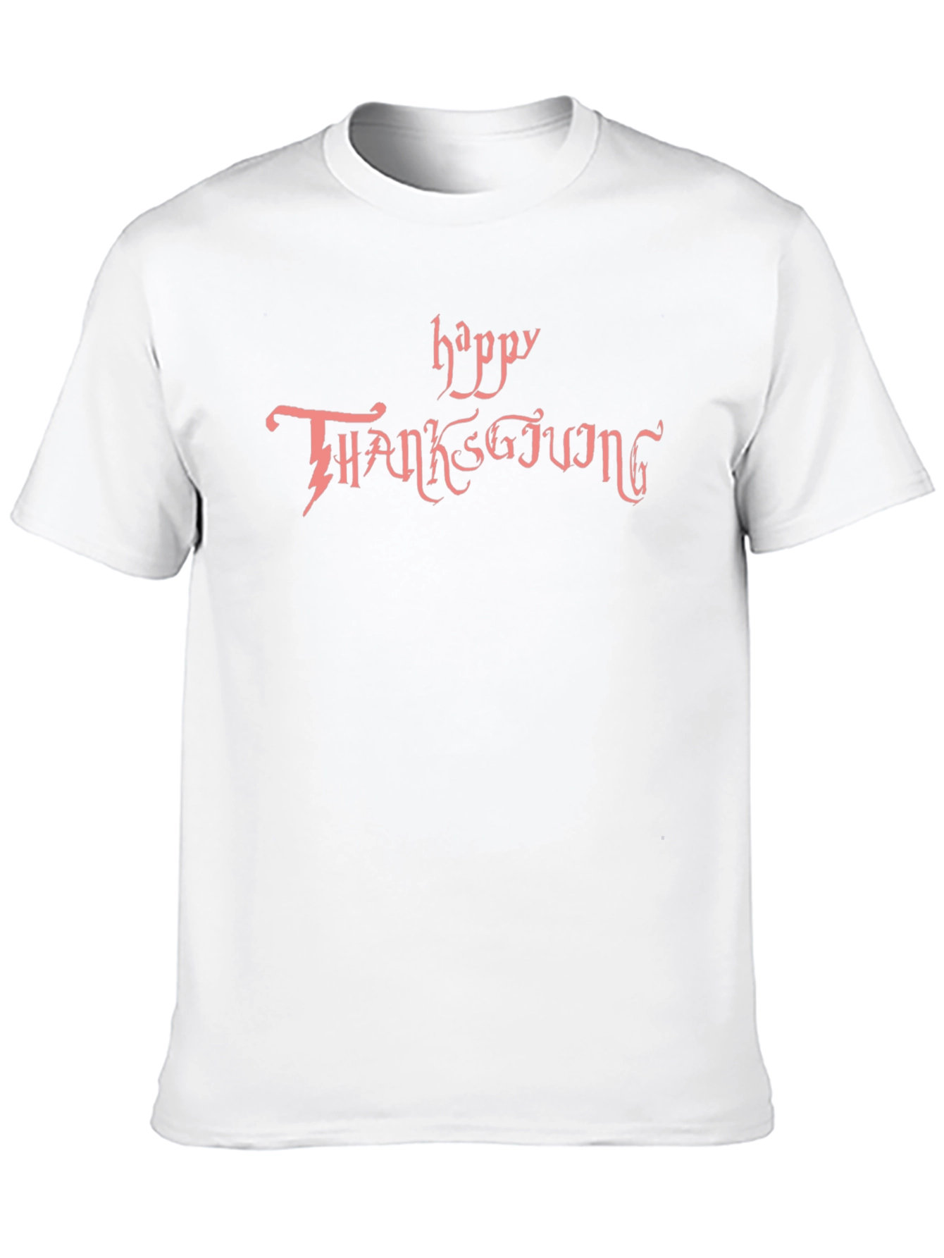 Happy Thanksgiving Graphic T-Shirt - Black