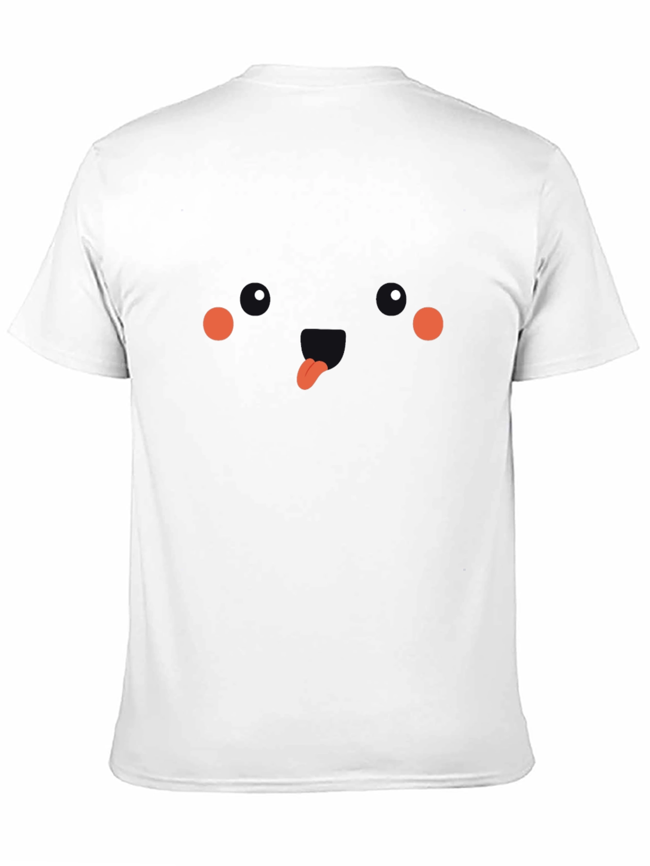 Funny Face Graphic Black T-Shirt