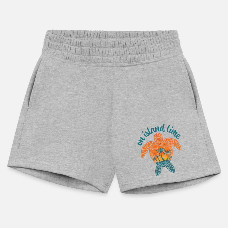 On Island Time Tropical Sunset Sea Turtle Design