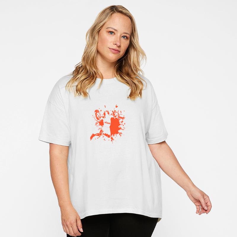 Orange Slam Dunk Tee – Bold Streetball Style