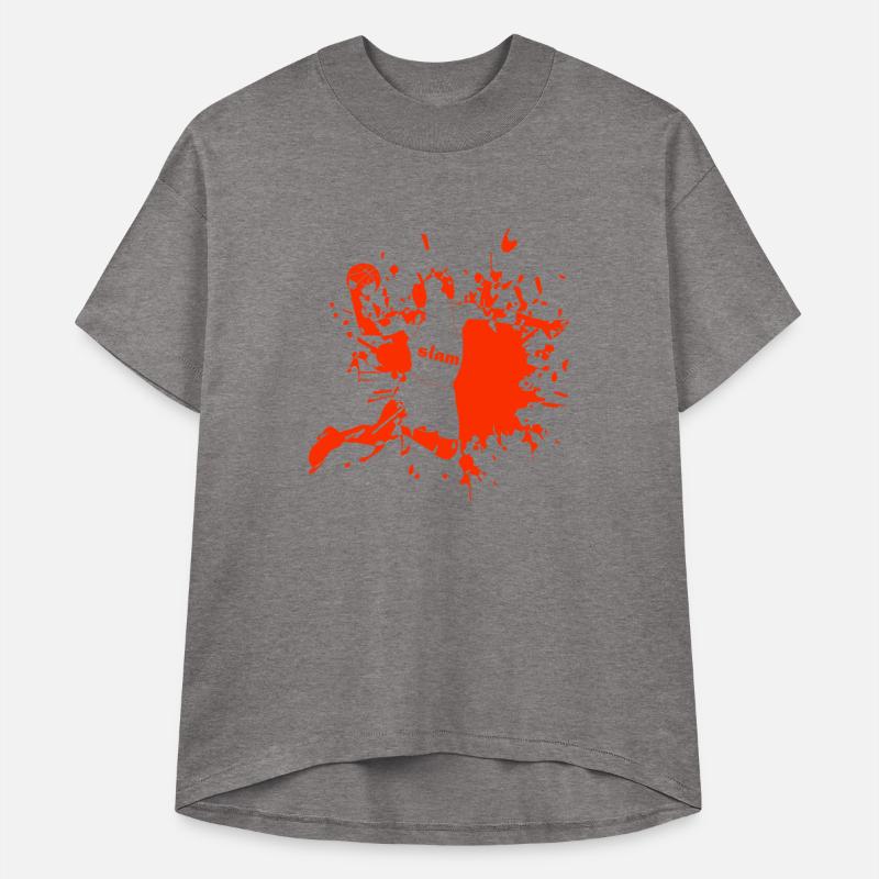 Orange Slam Dunk Tee – Bold Streetball Style