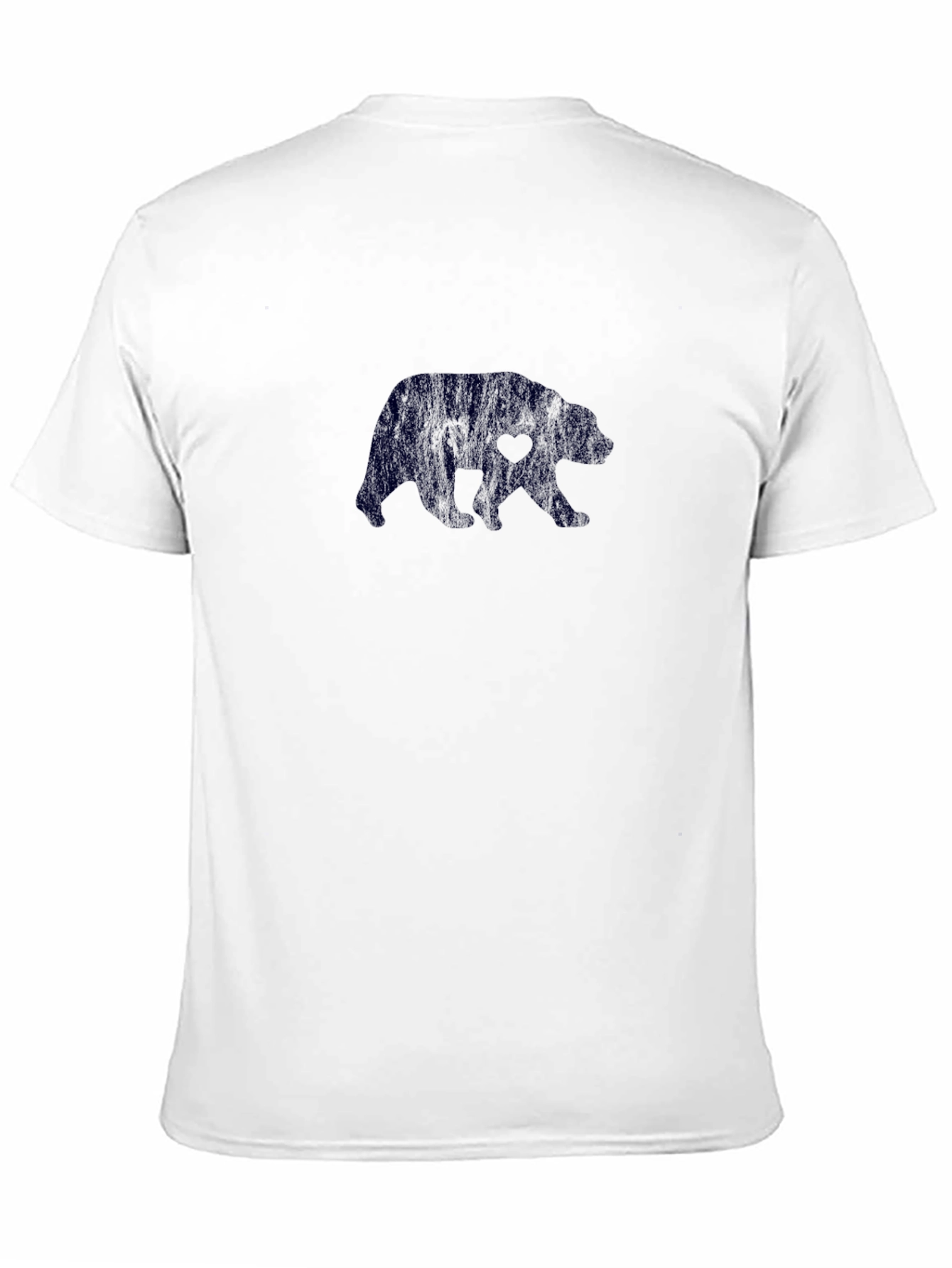 Black Bear Heart Graphic T-Shirt