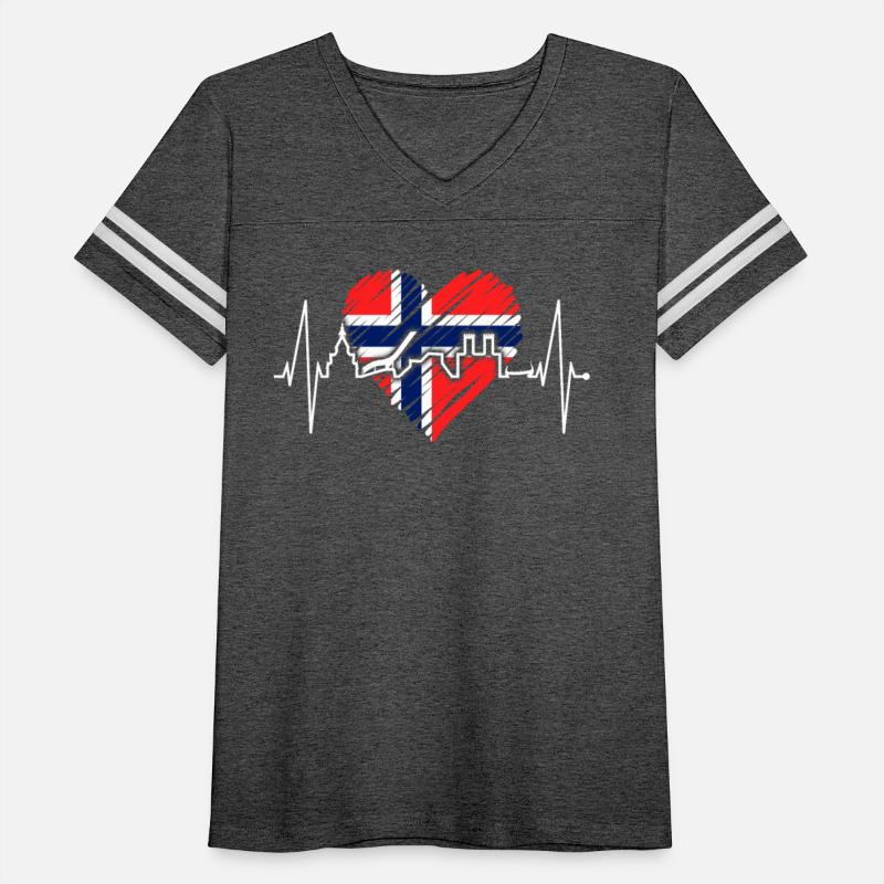 Oslo Skyline Heartbeat Norway Heart I Love Oslo