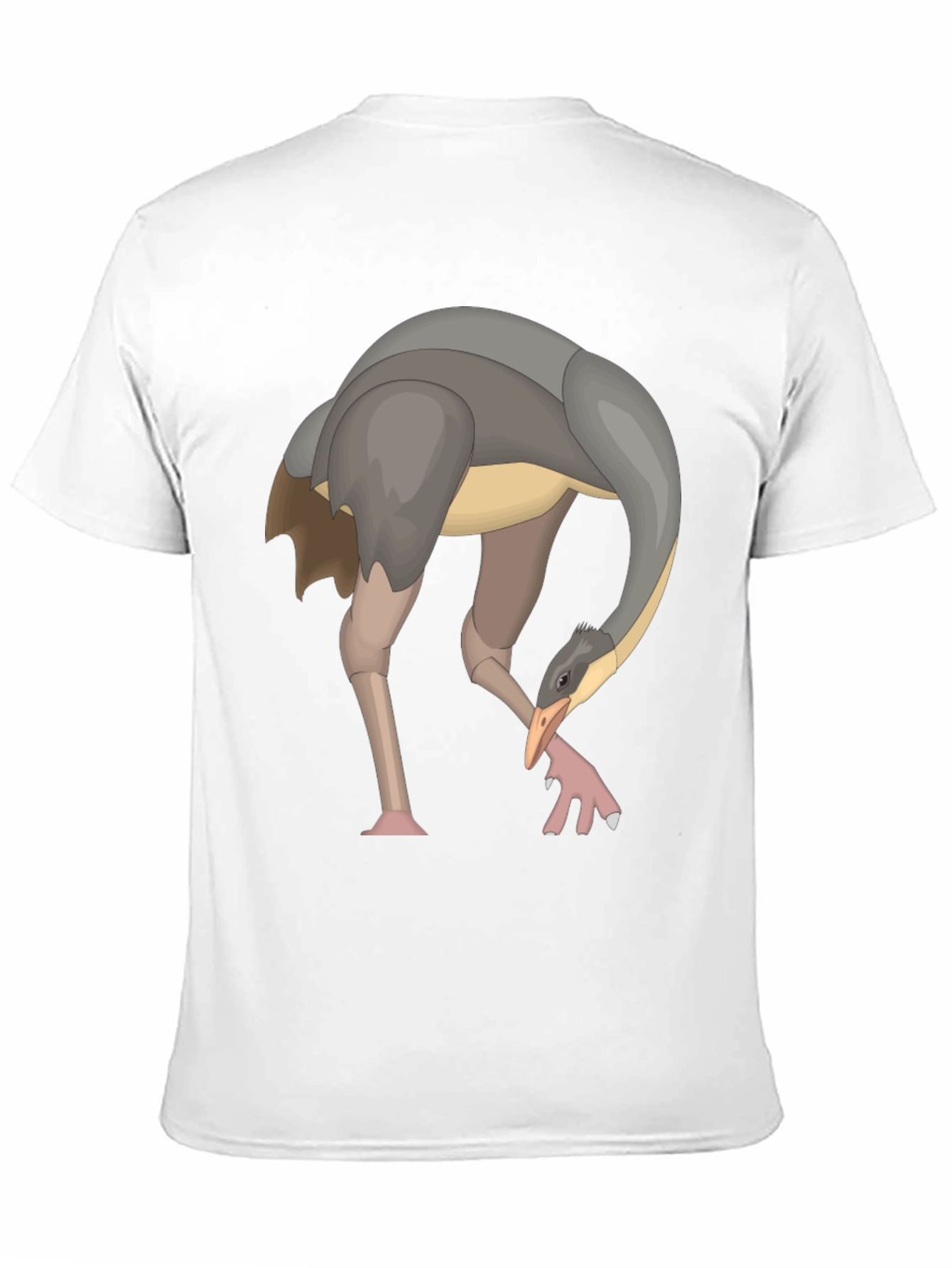 Ostrich Graphic Black T-Shirt