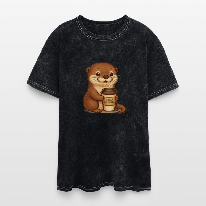 Otter and its coffee - design Kawa Zoomies