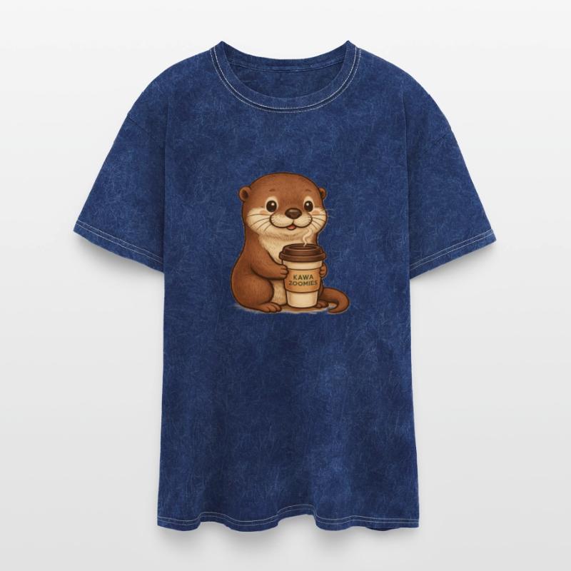 Otter and its coffee - design Kawa Zoomies
