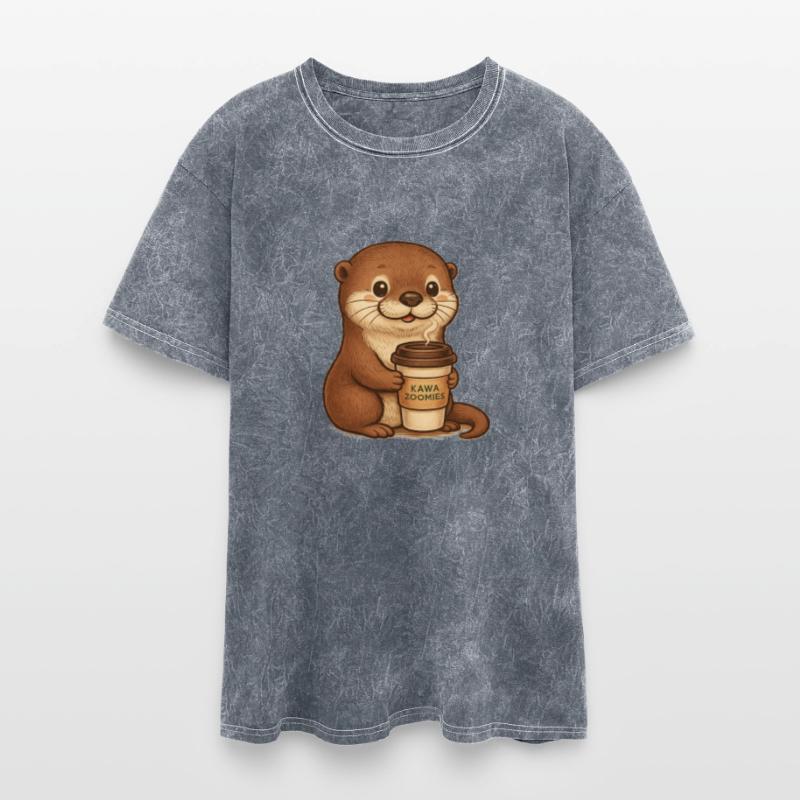 Otter and its coffee - design Kawa Zoomies