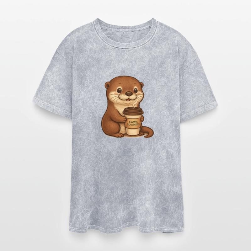 Otter and its coffee - design Kawa Zoomies
