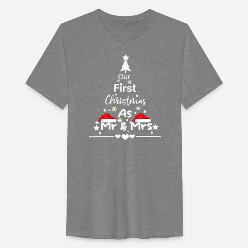 Our First Christmas As Mr & Mrs Shirts Hoodies