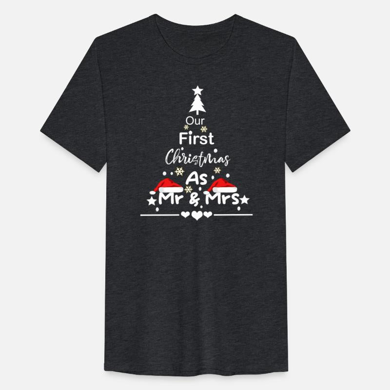 Our First Christmas As Mr & Mrs Shirts Hoodies