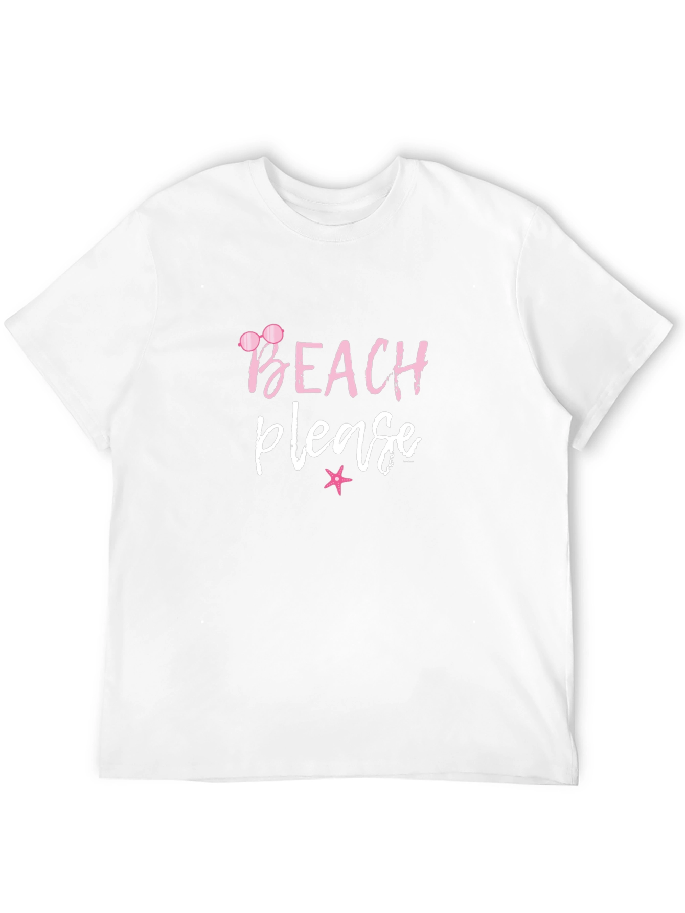 Beach Please Black T-Shirt