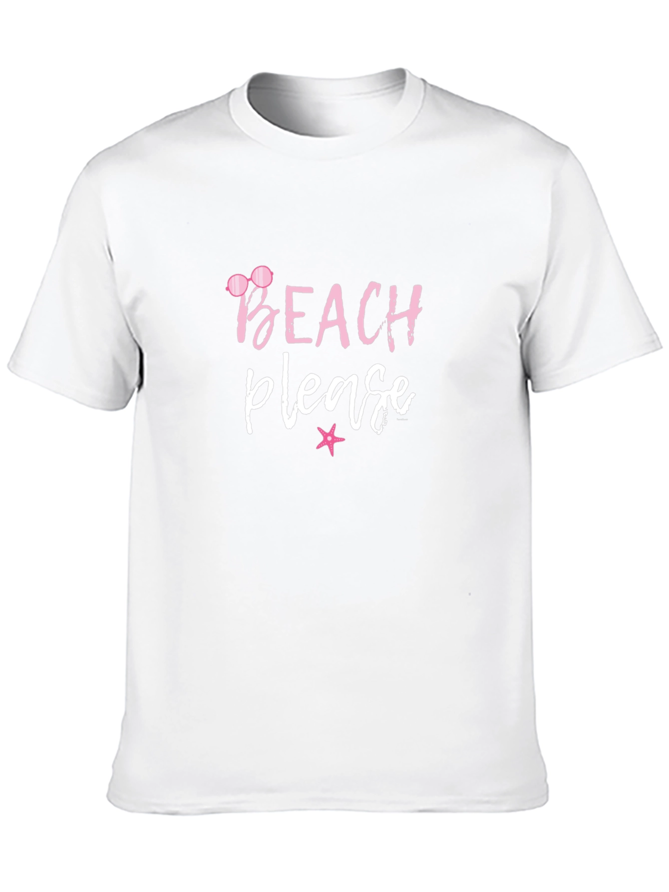 Beach Please Black T-Shirt