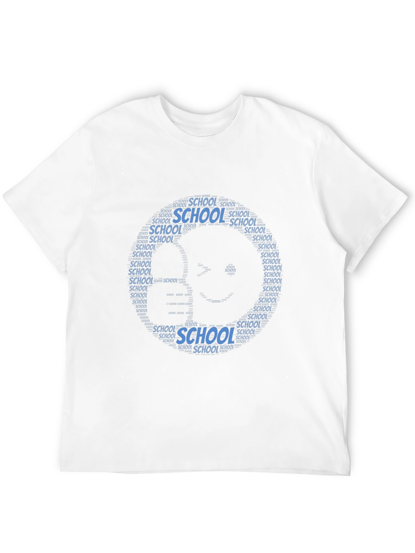 School Word Art Design T-Shirt