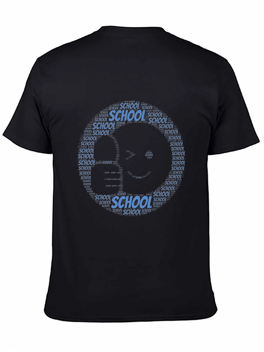 School Word Art Design T-Shirt