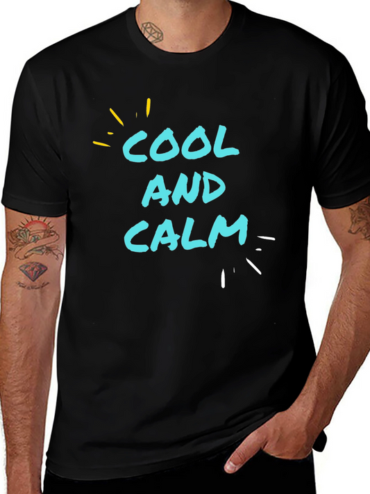 Cool and Calm Graphic T-Shirt - Casual Comfort