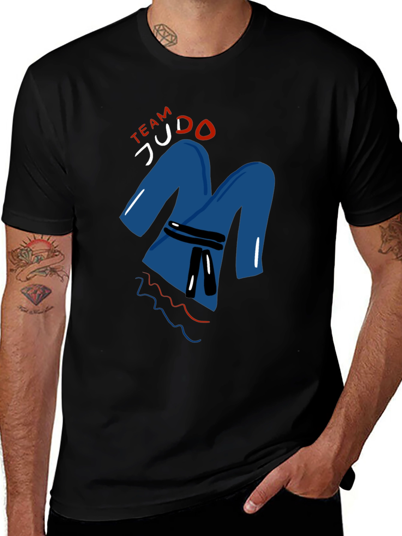 Team Judo T-Shirt - Martial Arts Training Tee