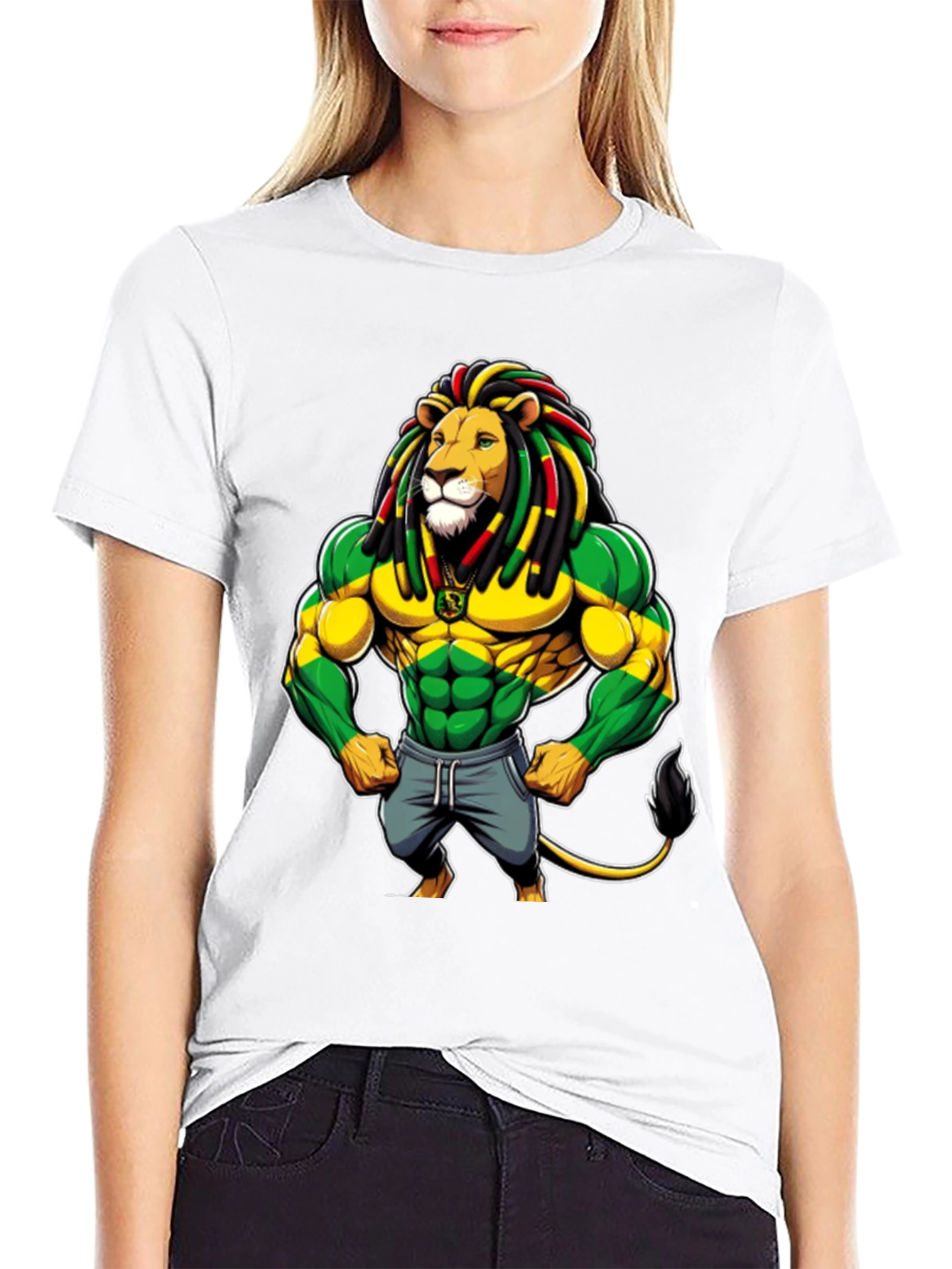 Rasta Lion Graphic Tee