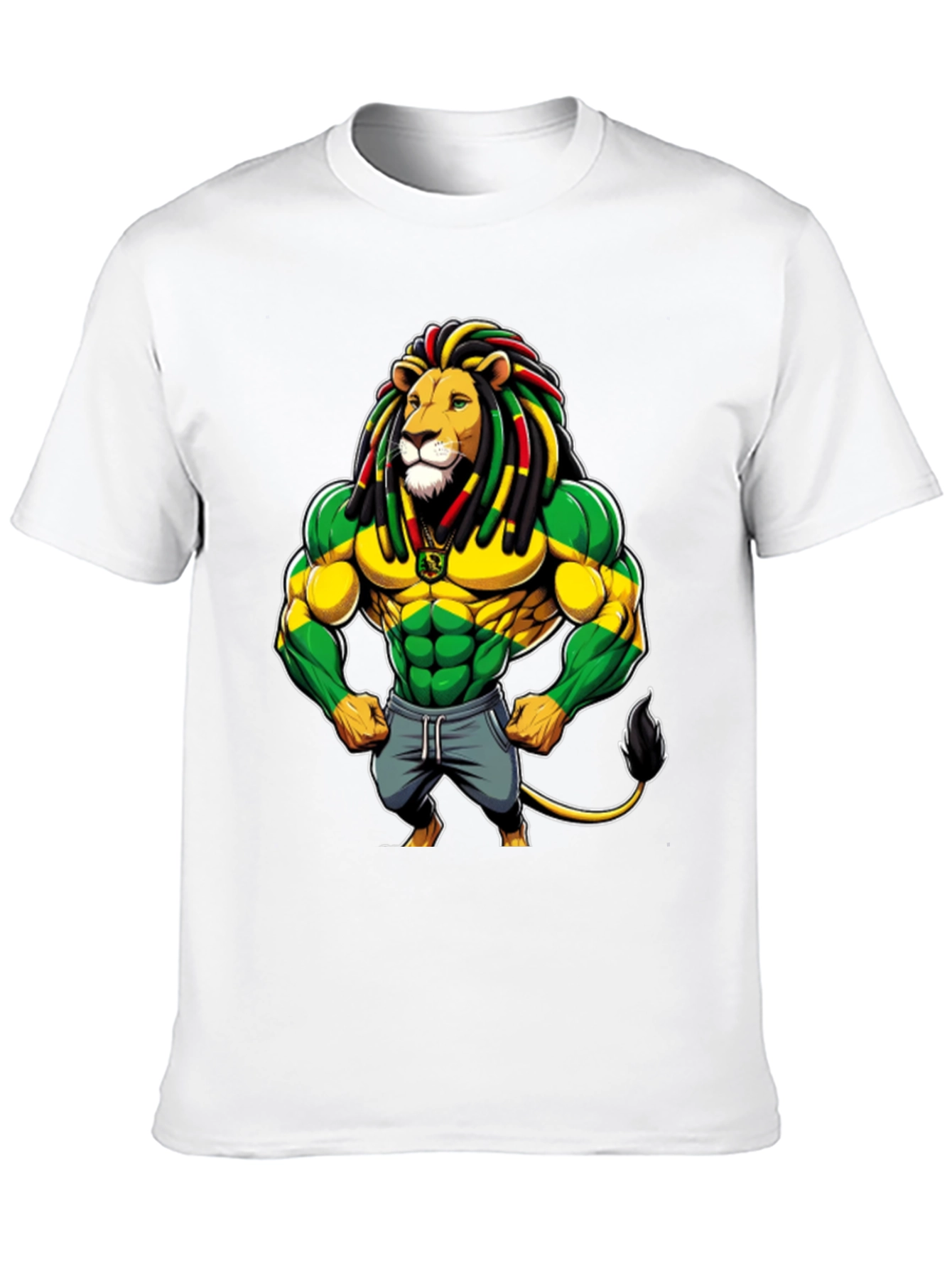 Rasta Lion Graphic Tee