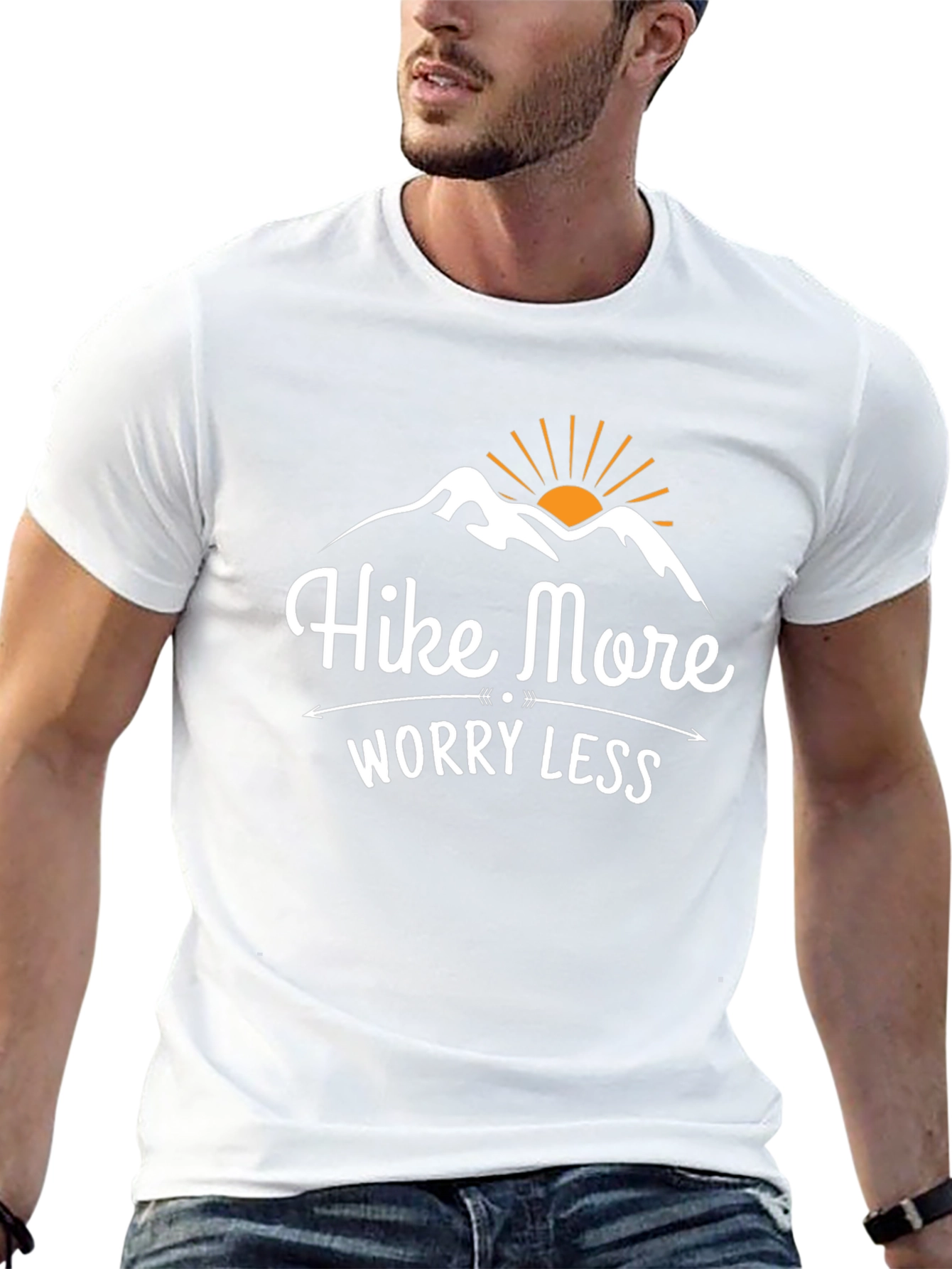 Hike More Worry Less Graphic Tee