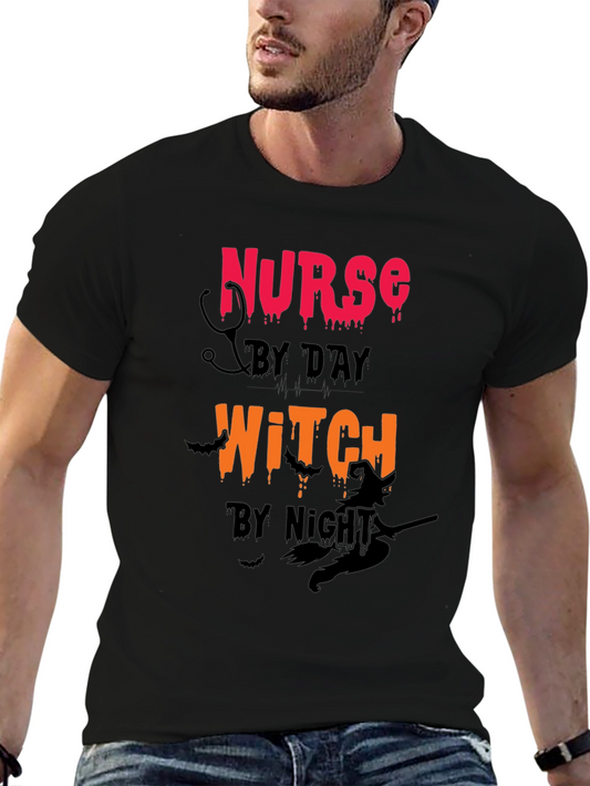 Nurse By Day Witch By Night T-Shirt