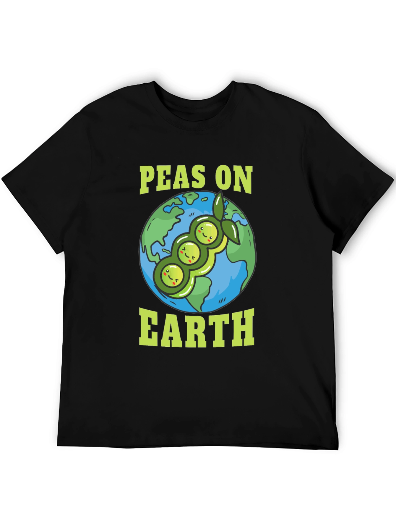 Peas on Earth T-Shirt - Vegan Planet Tee