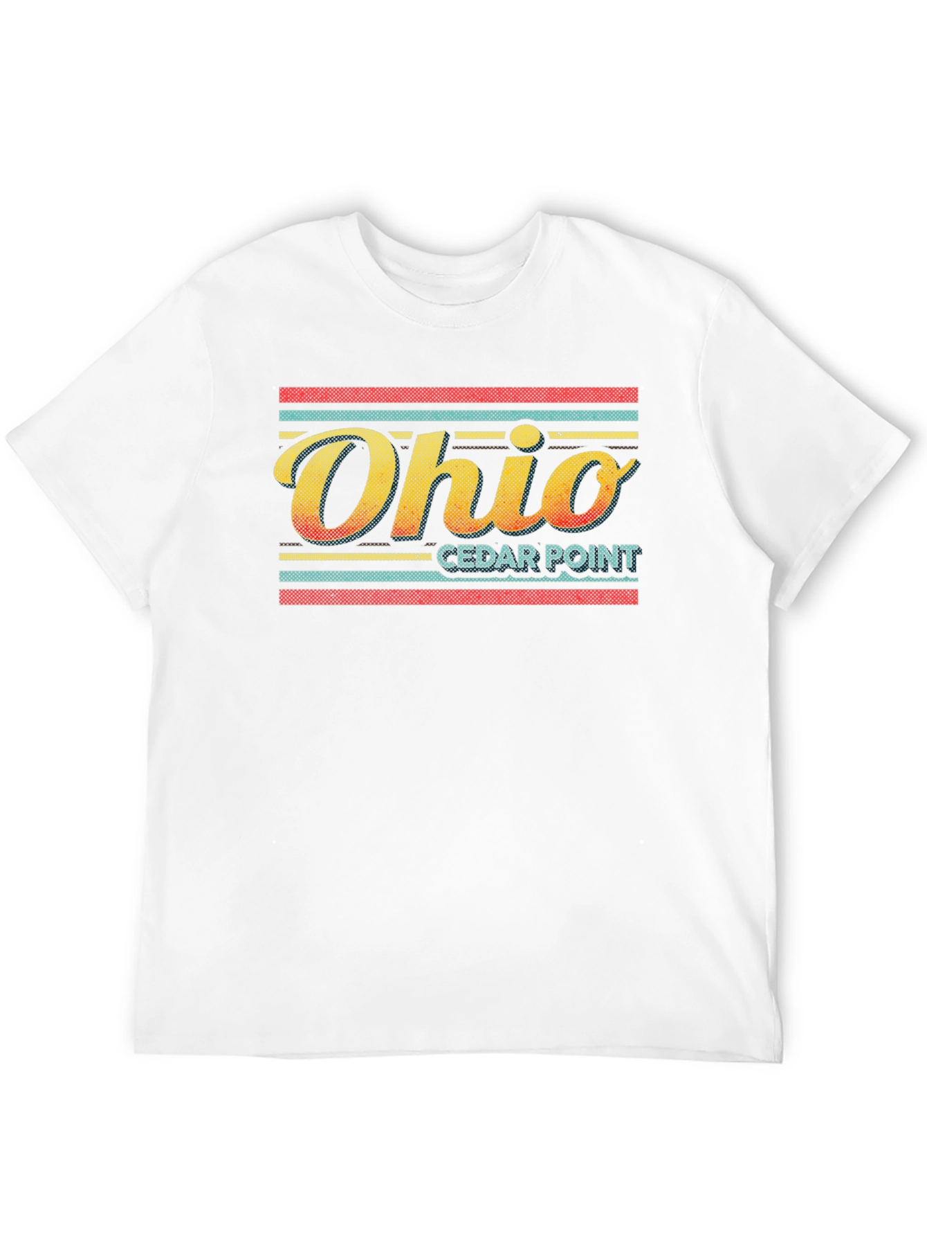 Ohio Cedar Point Retro Graphic Tee