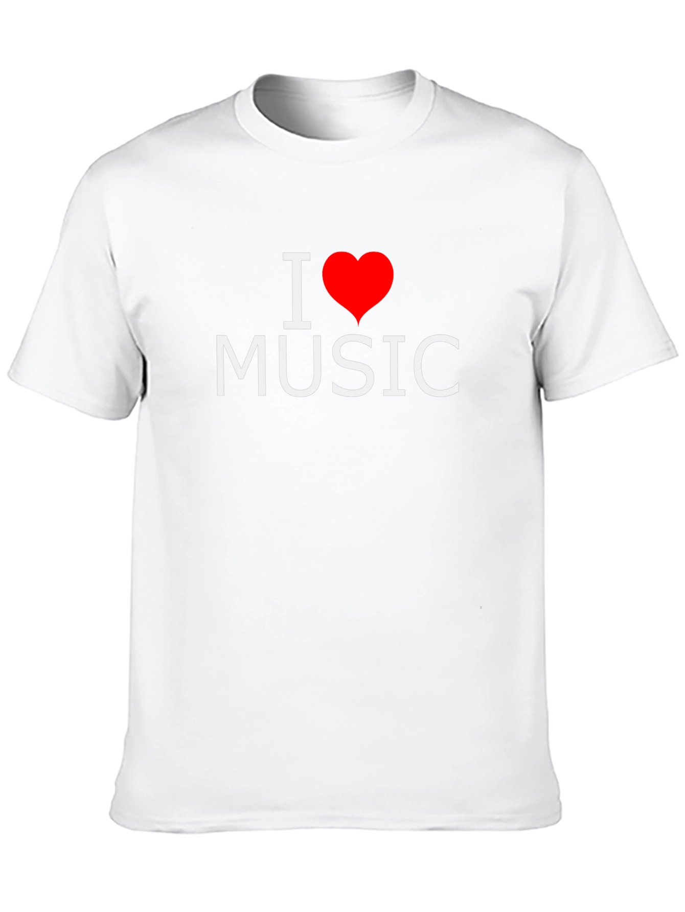 I Heart Music Black T-Shirt