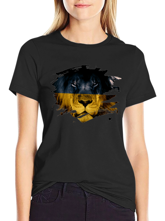 Ukraine Lion Graphic T-Shirt
