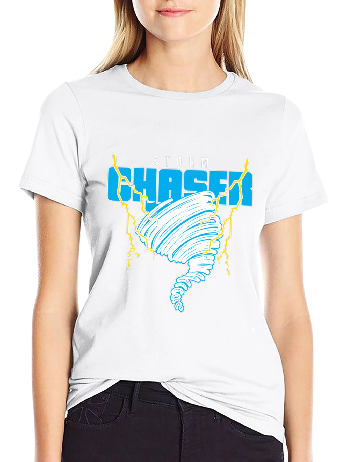 Storm Chaser Graphic Tee - Tornado Design