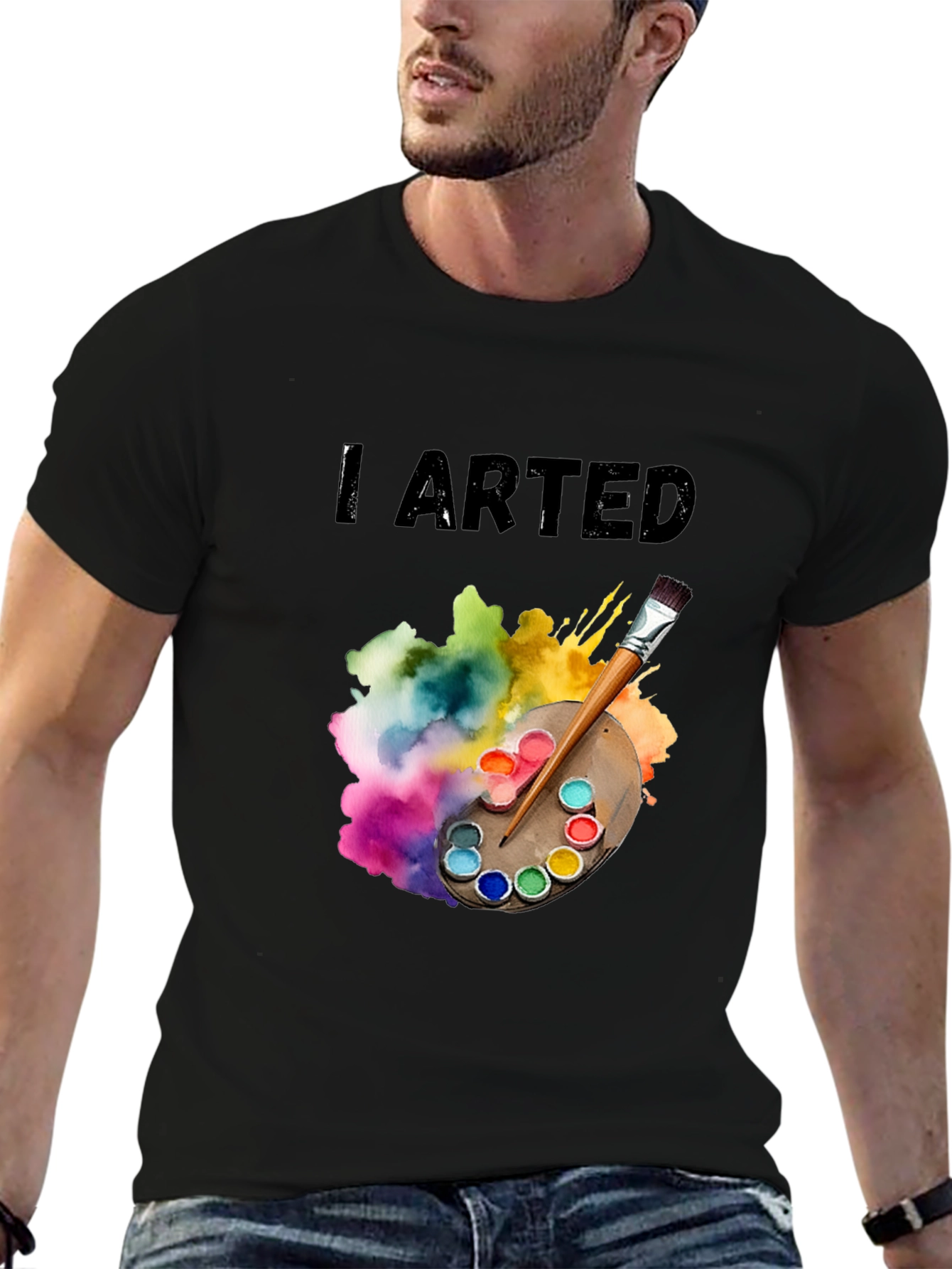 I Arted T-Shirt - Artist Palette Design