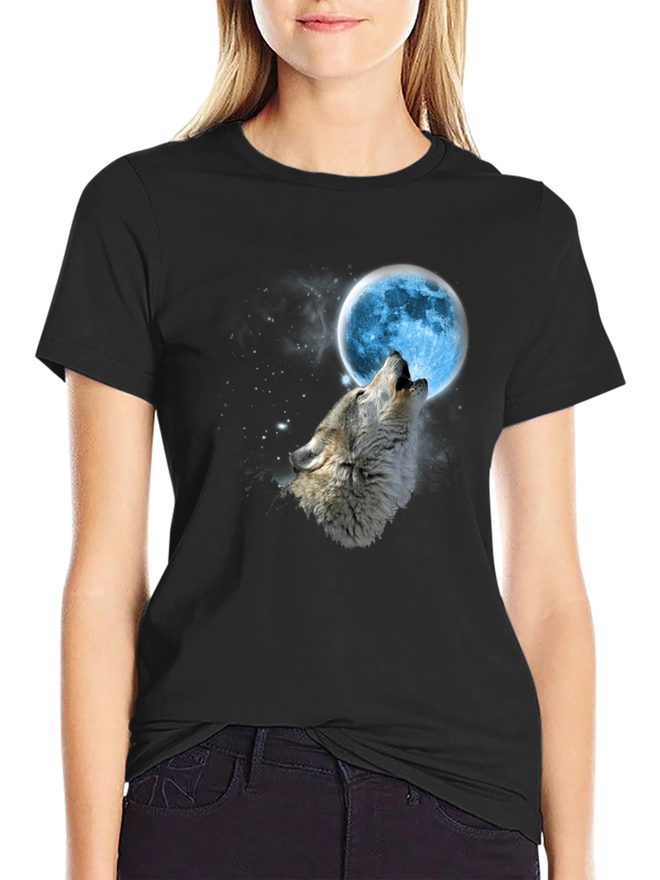 Wolf Moon T-Shirt - Mens Graphic Tee