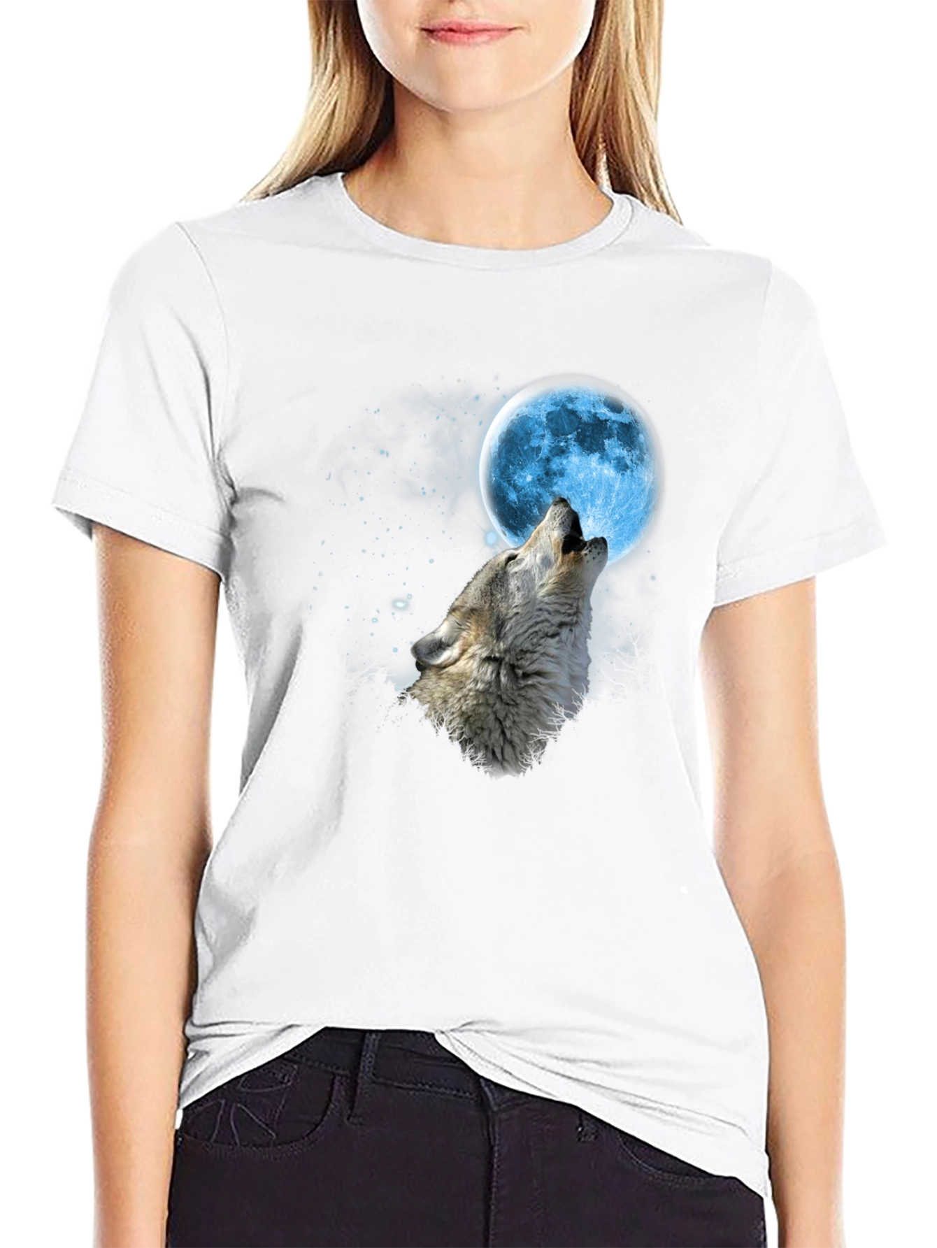 Wolf Moon T-Shirt - Mens Graphic Tee