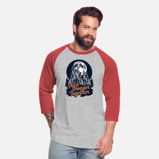 Pack Stronger Together – Howling Wolves Under Moon