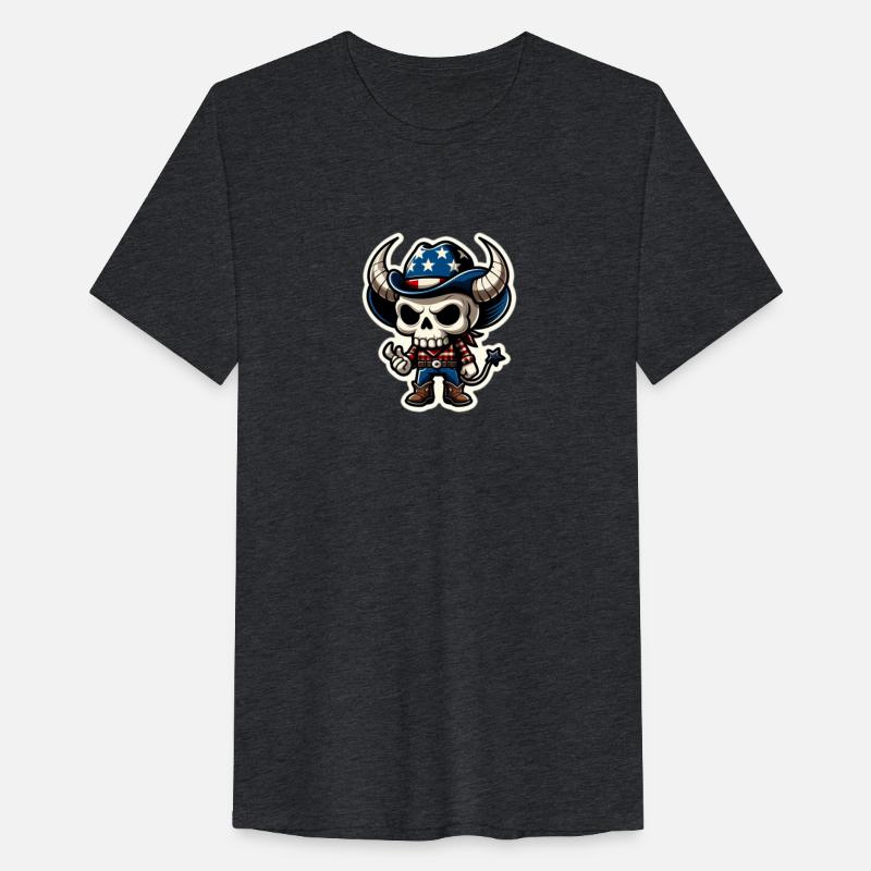 Patriotic Cowboy: Horned Skull, cowboy carter