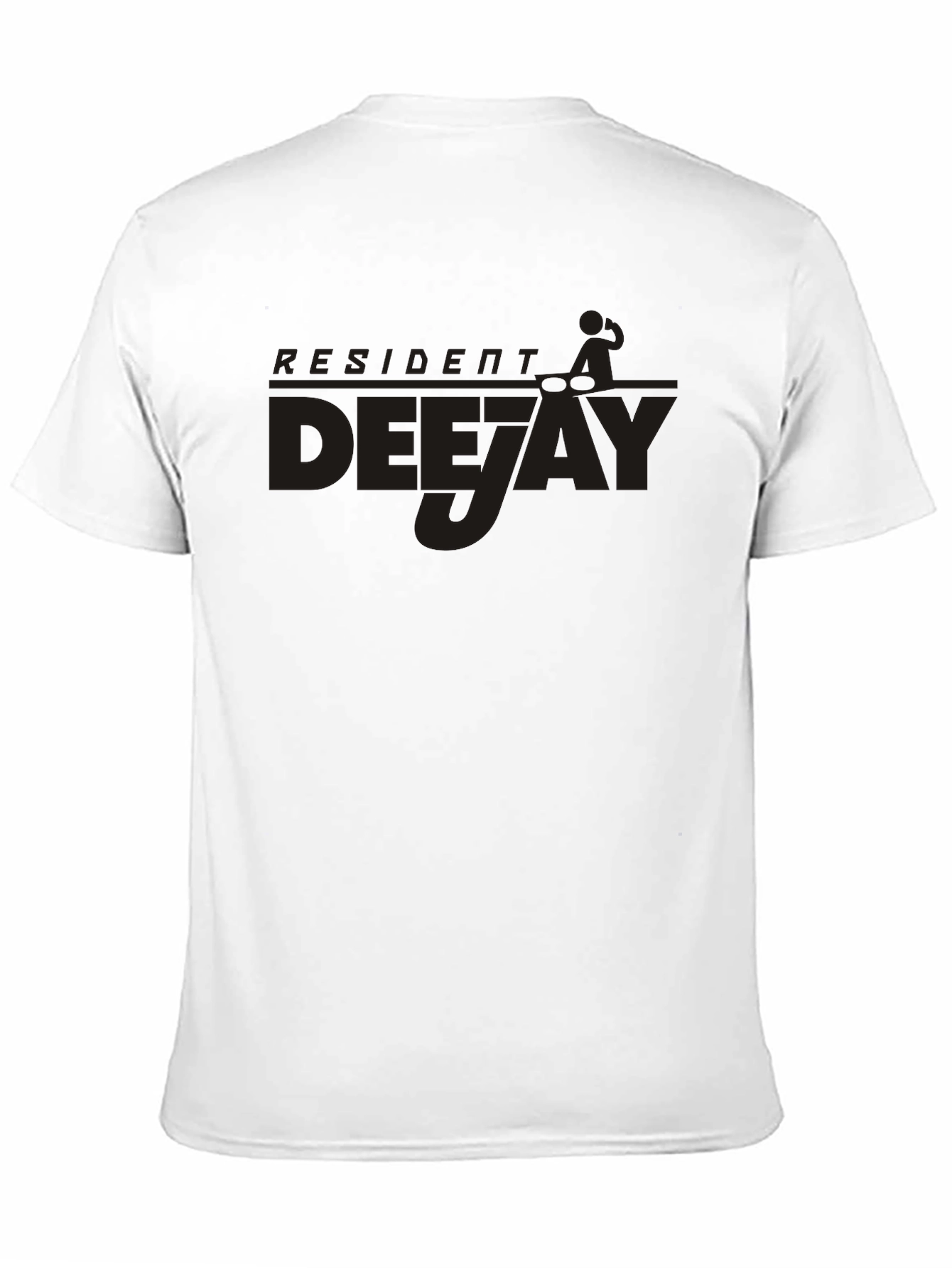 Resident Deejay T-Shirt - Black DJ Graphic Tee