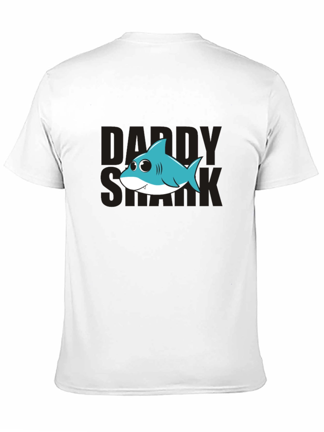 Daddy Shark Graphic Tee - Mens Black T-Shirt