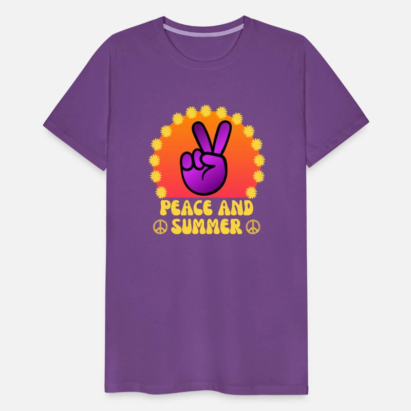 Peace and Summer 60s 70s Flower Power Summer