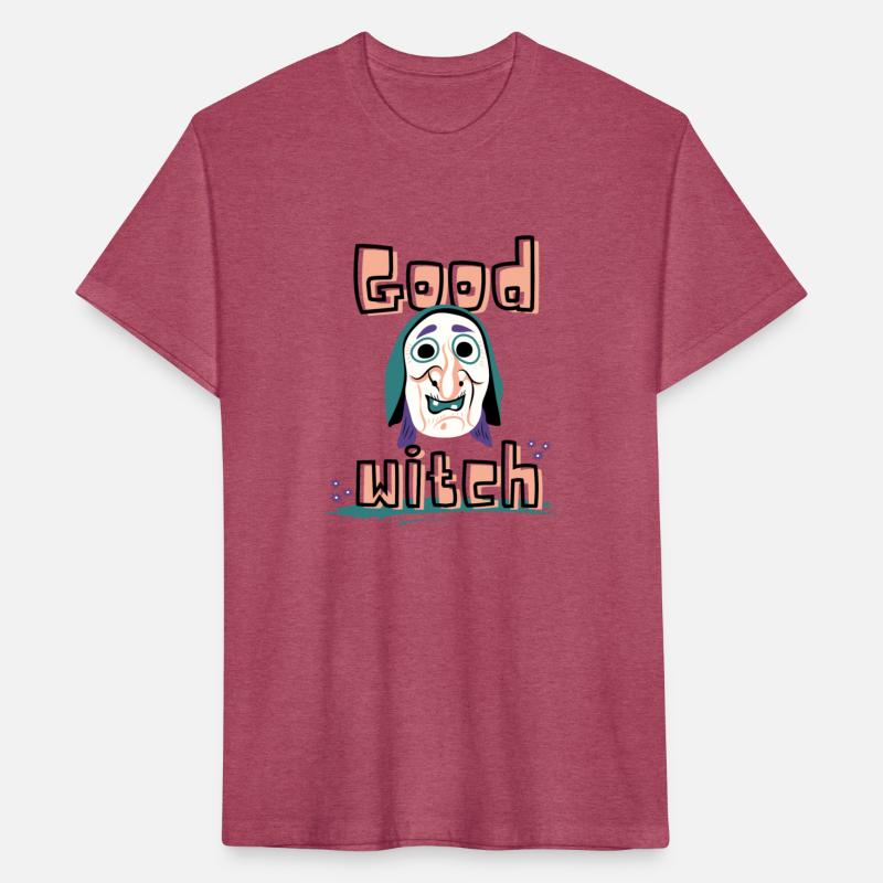 Peach and Green Good Witch Halloween T Shirt