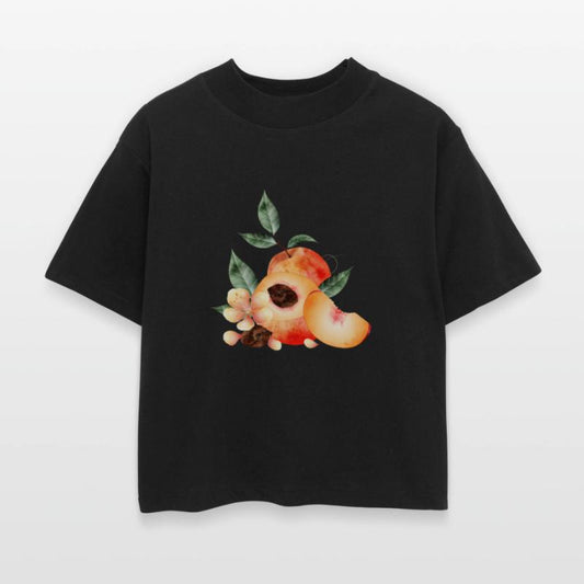 Peach half, peaches, peach, blossoms and wedge
