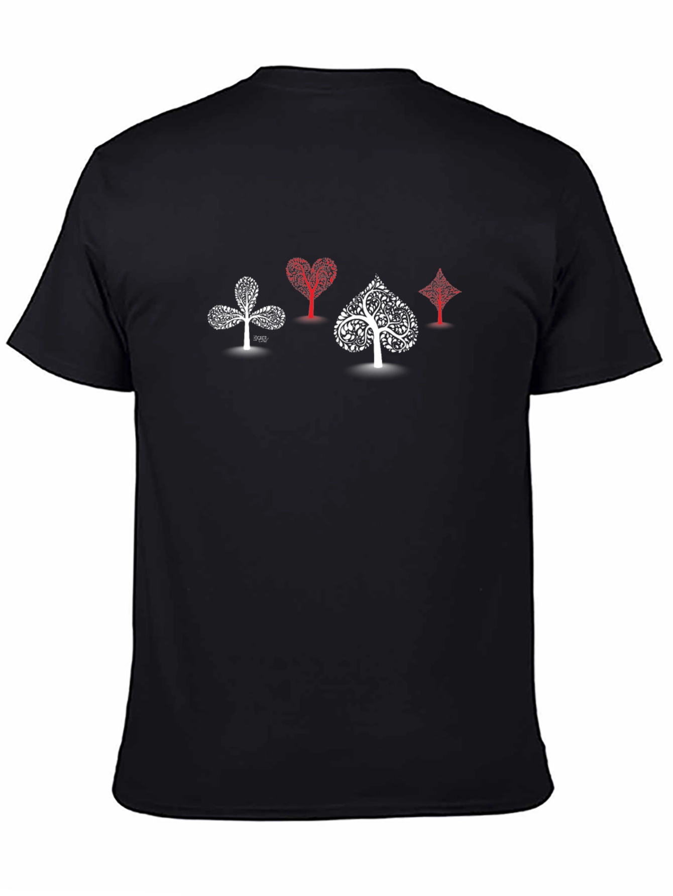 Suits Tree Black T-Shirt