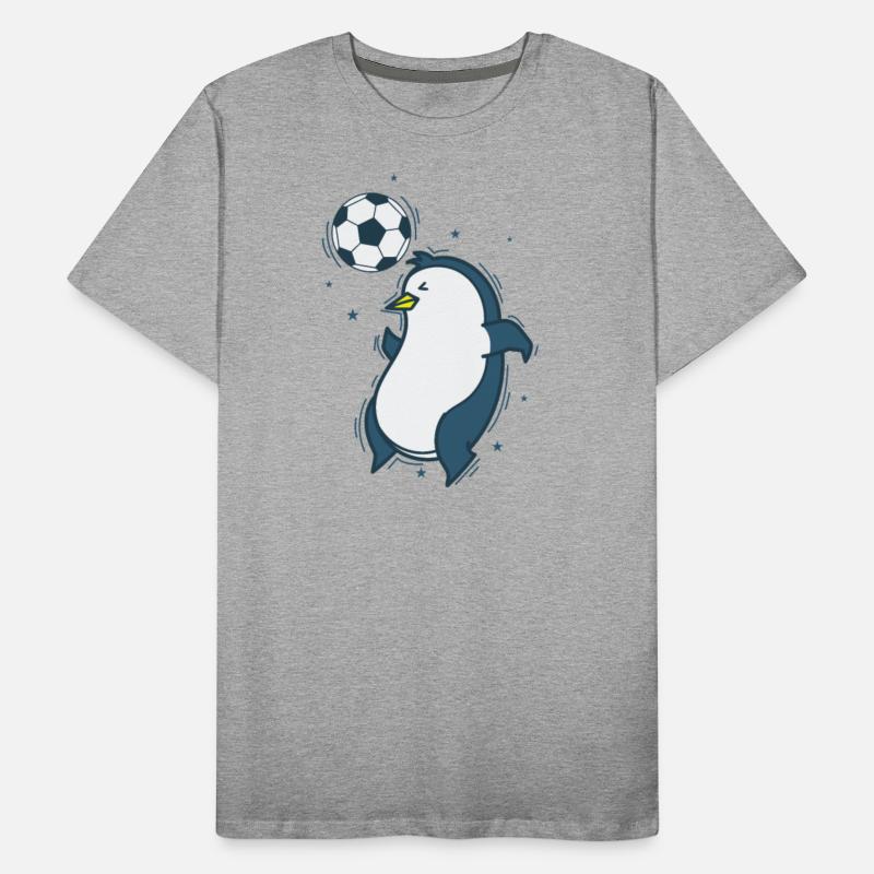 Penguin playing Soccer with Head Antarctica