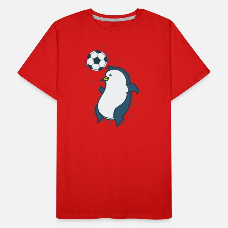 Penguin playing Soccer with Head Antarctica