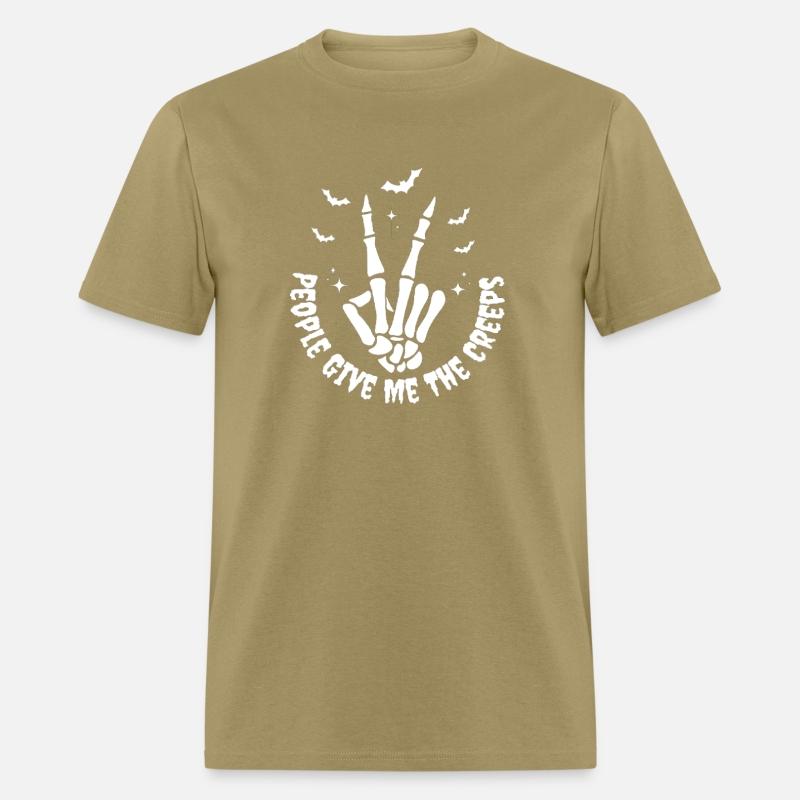 People Give Me The Creeps Skeleton Hand Halloween