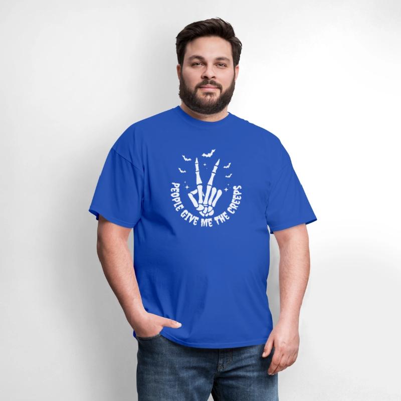 People Give Me The Creeps Skeleton Hand Halloween