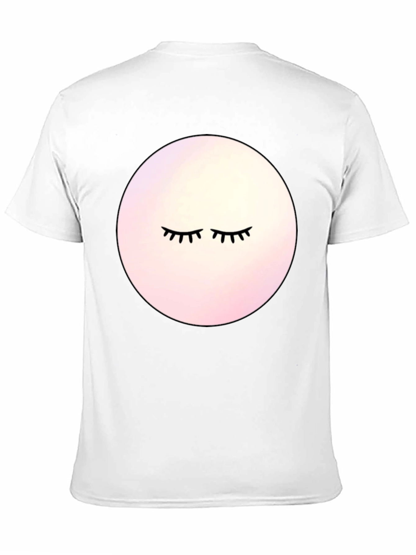 Eyelash Graphic Black T-Shirt