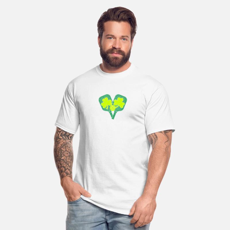 Pickleball Lucky St Patricks Day Shamrock Irish